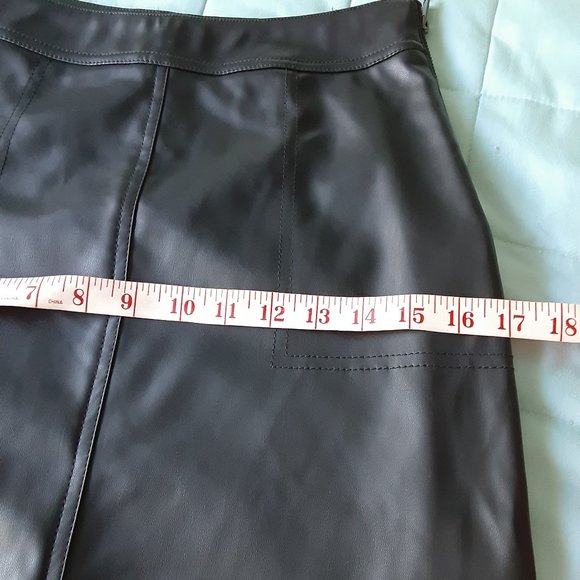 Le Château Faux Leather Skirt - Picture 10 of 11